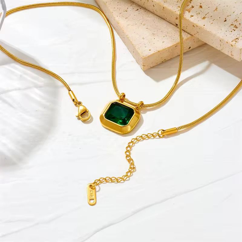 Elegant Gemstone Pendant Necklace