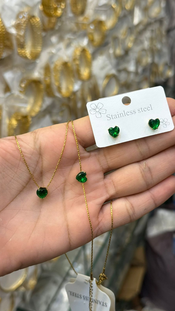 Crystal Heart Daimond Combo
